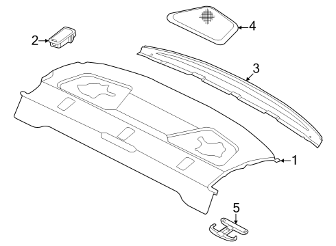 2023 Audi RS3 Interior Trim - Rear Body