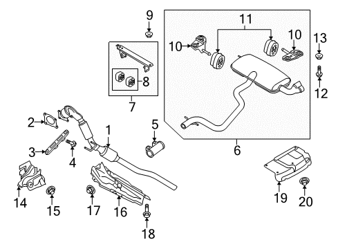 2008 Audi TT Exhaust Components