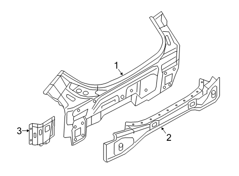 2017 Audi TT Quattro Rear Body