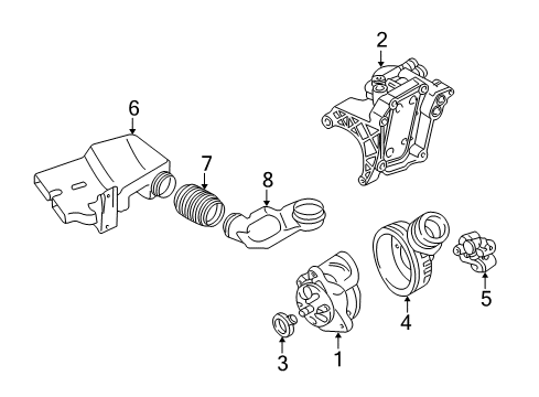 2001 Audi A6 Quattro Pulley Diagram for 077-903-119-D