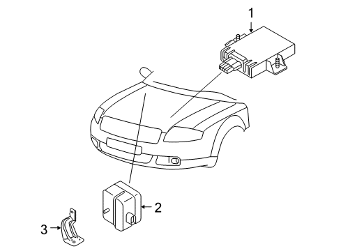 2008 Audi S8 Alarm System