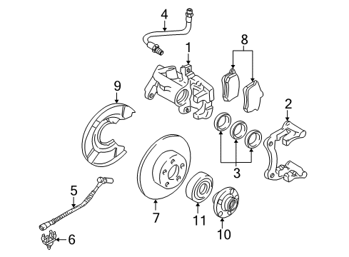 1999 Audi A8 Quattro Rear Brakes