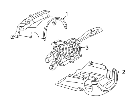 2021 Audi S4 Shroud, Switches & Levers