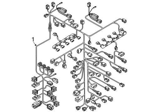 2015 Audi R8 Wiring Harness