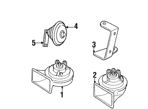 1995 Audi S6 Horn