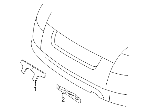 2006 Audi TT Exterior Trim - Rear Body & Floor