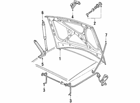 1992 Audi 80 Quattro Hood & Components