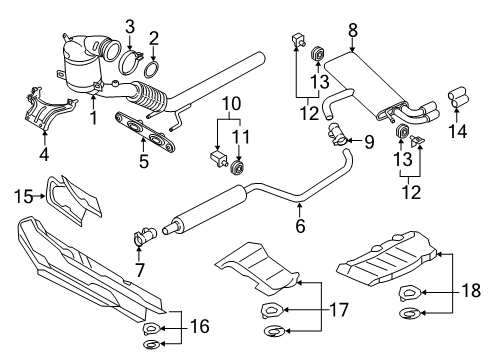 2015 Audi A3 Exhaust Components