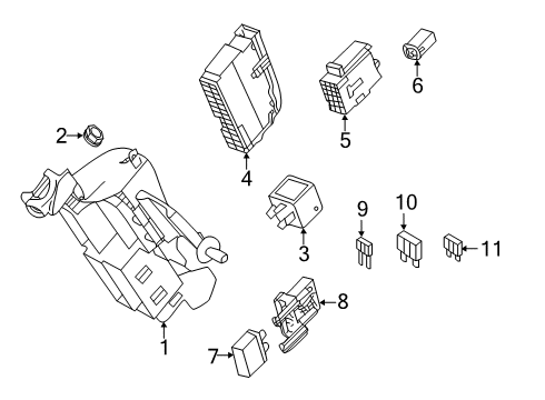 2020 Audi S5 Fuse & Relay Diagram 7