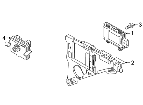 2023 Audi Q7 Electrical Components Diagram 2