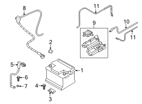 2012 Audi R8 Battery