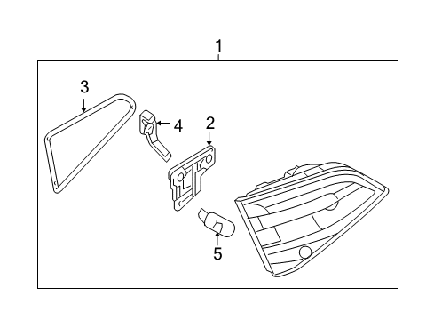 2010 Audi A4 Quattro Backup Lamps Diagram 1