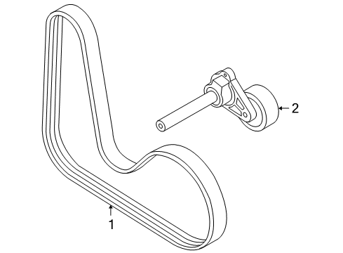 2009 Audi A3 Belts & Pulleys