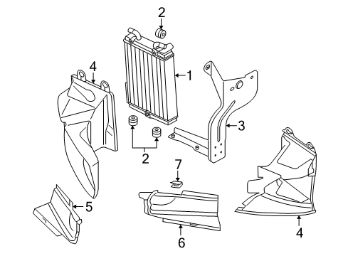 2011 Audi S6 Radiator & Components