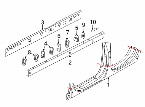 2013 Audi A7 Quattro Rocker Panel