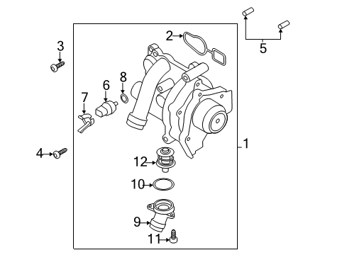 2010 Audi A5 Water Pump Diagram 2