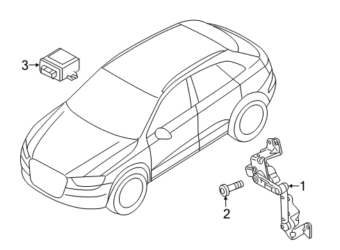 2017 Audi Q3 Quattro Electrical Components