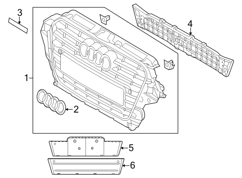 2014 Audi Q5 Grille & Components