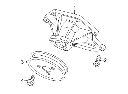 2014 Audi A7 Quattro Water Pump