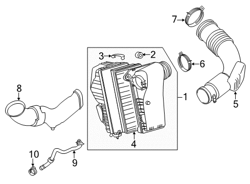 2013 Audi Q7 Air Intake