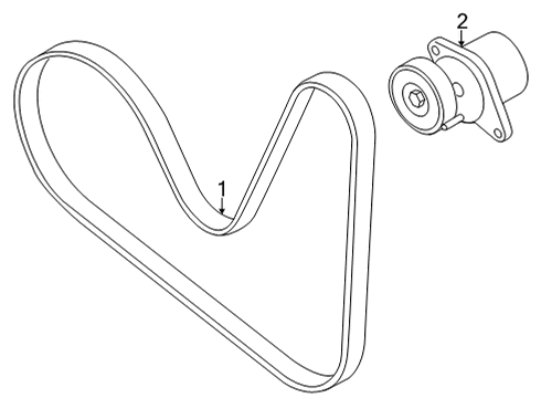 2024 Audi A3 Belts & Pulleys