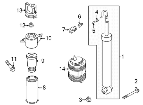 2022 Audi A6 allroad Shocks & Components - Rear