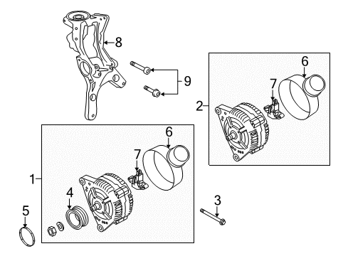 2015 Audi allroad Alternator