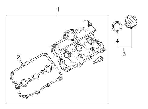 2017 Audi S5 Valve & Timing Covers