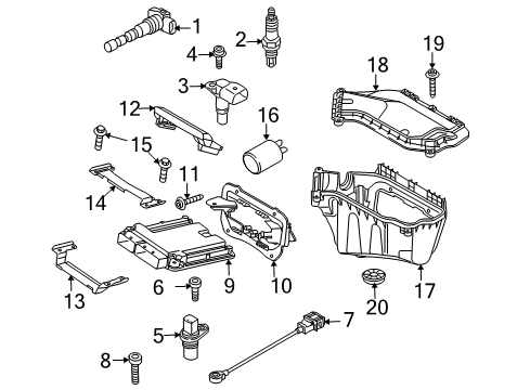 2012 Audi A5 Quattro Ignition Coil Diagram for 07K-905-715-G