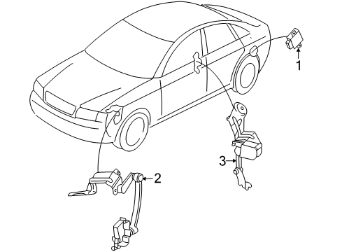 2004 Audi A4 Electrical Components Diagram 2