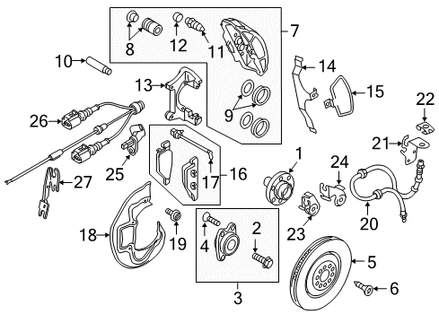 2013 Audi A7 Quattro Front Brakes