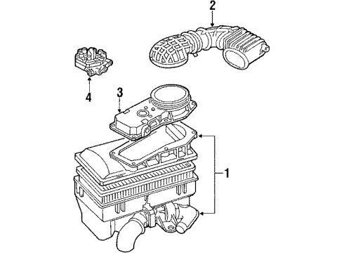 1986 Audi Coupe Air Intake