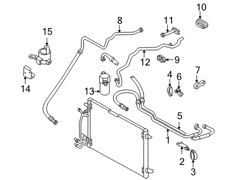 2001 Audi A6 Quattro Hoses & Lines