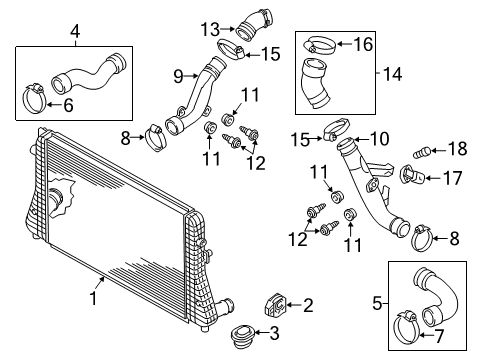 2015 Audi TT Quattro Intercooler