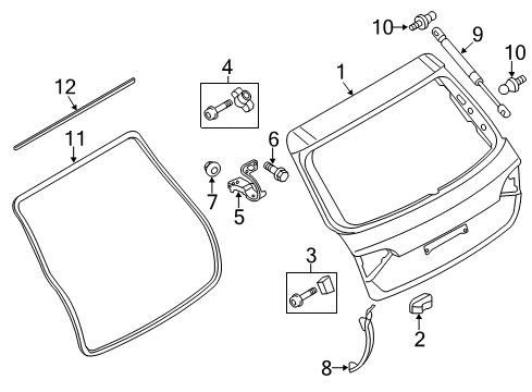 2010 Audi Q5 Gate & Hardware