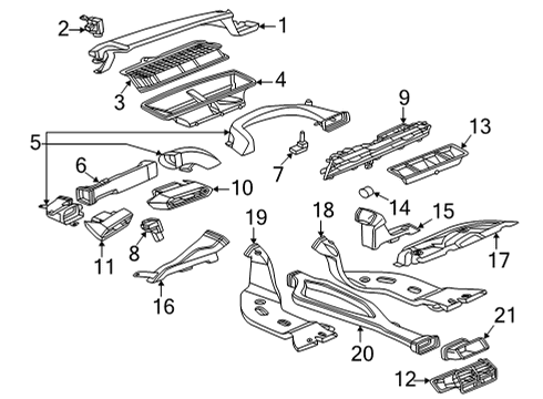 2024 Audi A3 Ducts