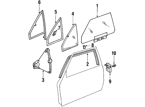 1985 Audi Quattro Front Door