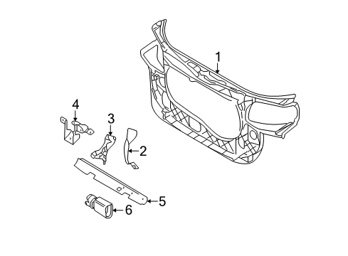 2006 Audi A4 Quattro Radiator Support