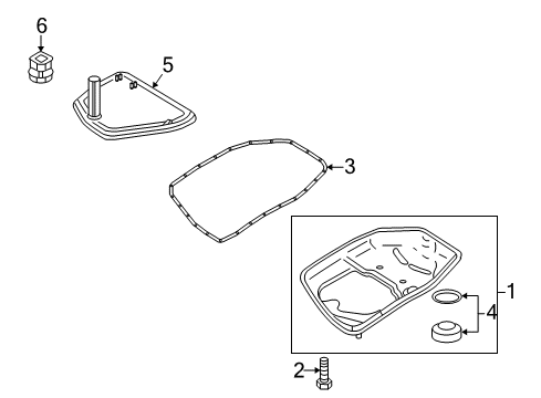 2010 Audi S5 Transaxle Parts