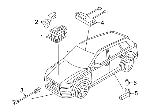 2023 Audi RS Q8 Alarm System