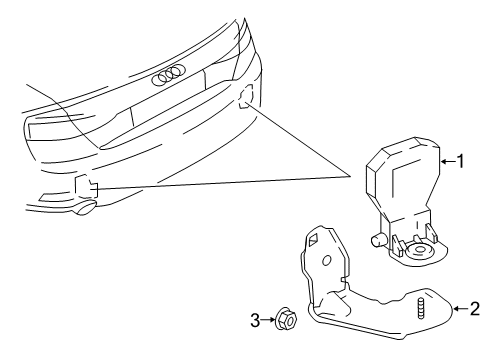 2022 Audi S5 Communication System Components