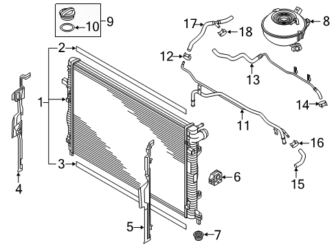 2018 Audi TT RS Quattro Radiator & Components