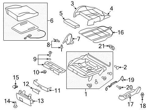 2013 Audi RS5 Heated Seats Diagram 4