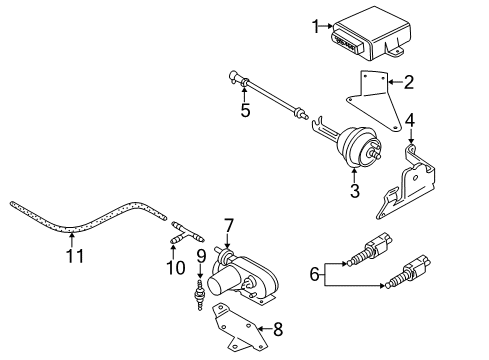 1996 Audi A4 Cruise Control System