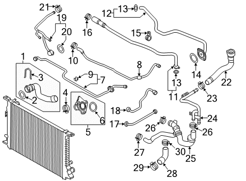 2015 Audi S7 Hoses, Lines & Pipes Diagram 4