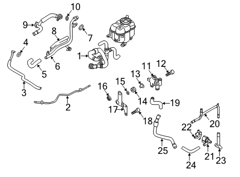 2023 Audi Q7 Hoses, Lines & Pipes