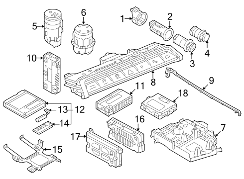 2024 Audi e-tron GT Battery Diagram for 4K0-915-989-C