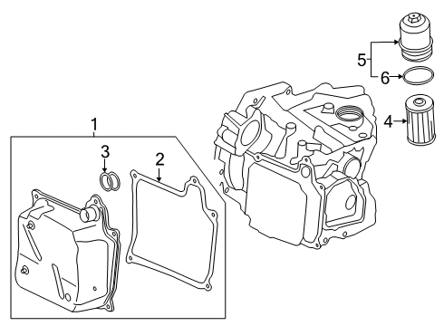 2019 Audi TTS Quattro Transaxle Parts