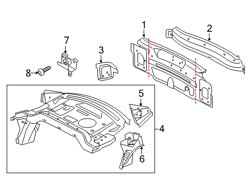 2014 Audi A6 Rear Body