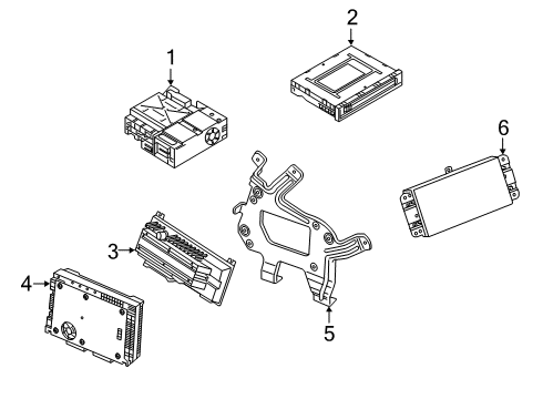 2022 Audi A6 Quattro Sound System Diagram 1